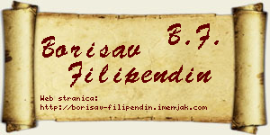Borisav Filipendin vizit kartica